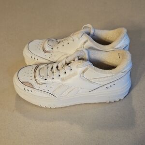 Reebok White Platform Sneakers